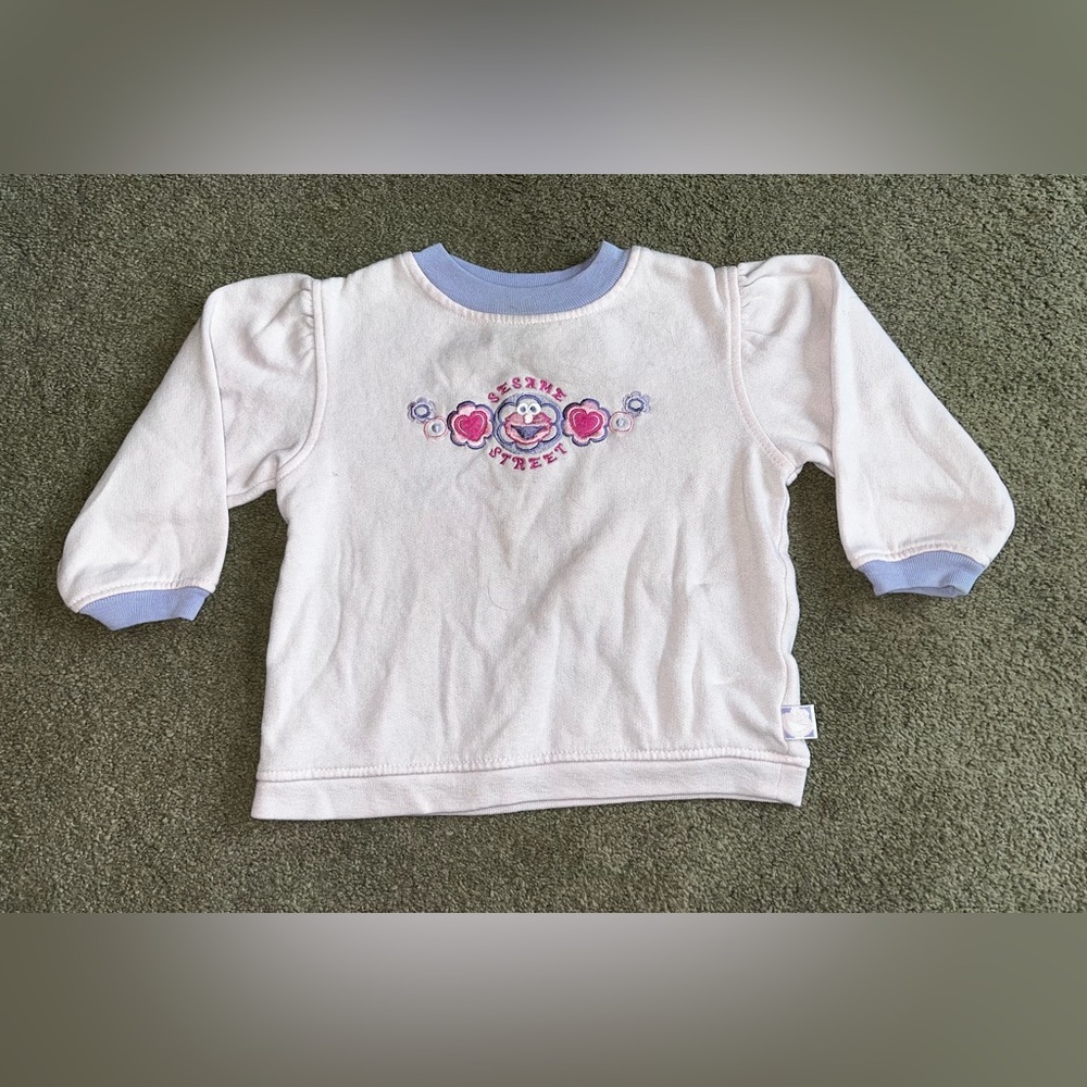 Vintage Sesame Street Infant size 24 Months Elmo Long Sleeve Shirt